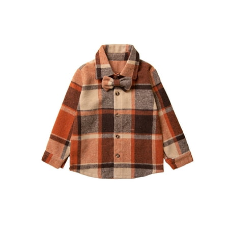 PBaeM Infant Children s Long Sleeve Plaid Shirt Bow Button Down Buffalo Blouse For Boys Tops
PBaeM Infant Children s Long Sleeve Plaid Shirt Bow Button Down Buffalo Blouse For Boys Tops