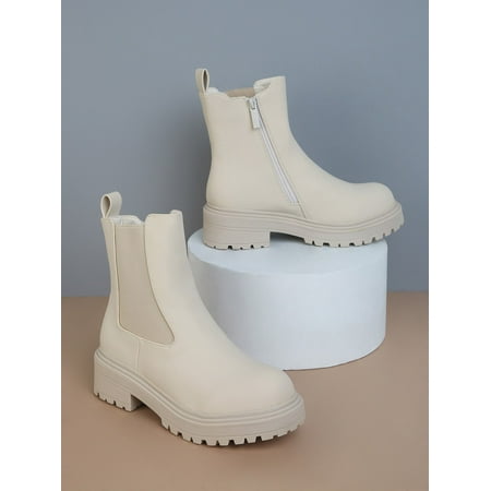 Zipper Side Stitch Detail Chelsea Boots Women‘s Footwear