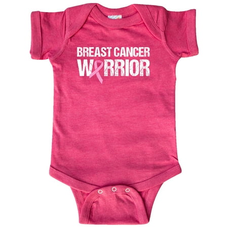 Inktastic Breast Cancer Warrior Gift Baby Boy or Baby Girl Bodysuit