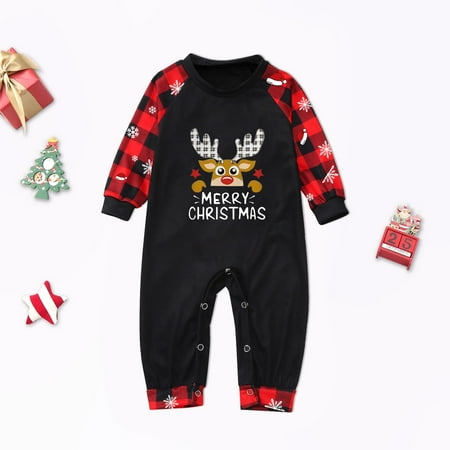 ERTUTUYI Family Matching Christmas Pajamas Set Plaid Sleeves Baby Holiday Pattern Printing Festival For Adults Kids ParentChild Outfit Black 6M
ERTUTUYI Family Matching Christmas Pajamas Set Plaid Sleeves Baby Holiday Pattern Printing Festival For Adults Kids ParentChild Outfit Black 6M