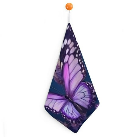 Orinice Butterflies Flowers Purple Hand Drying Towels with Loop Ultra-Fine Fiber Kitchen Bathroom 11.8x11.8in 4pcs
Orinice Butterflies Flowers Purple Hand Drying Towels with Loop Ultra-Fine Fiber Kitchen Bathroom 11.8x11.8in 4pcs