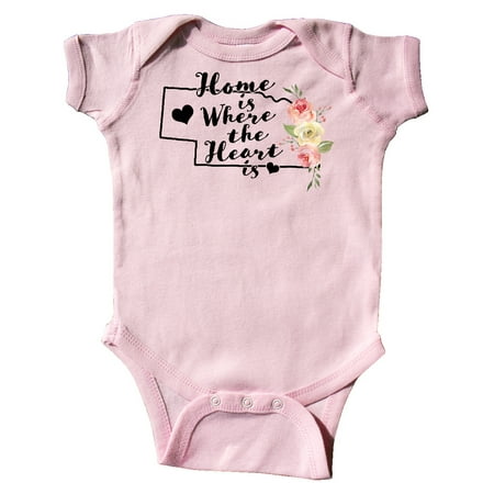 Inktastic Nebraska Home is Where the Heart is with Watercolor Floral Gift Baby Boy or Baby Girl Bodysuit
Inktastic Nebraska Home is Where the Heart is with Watercolor Floral Gift Baby Boy or Baby Girl Bodysuit