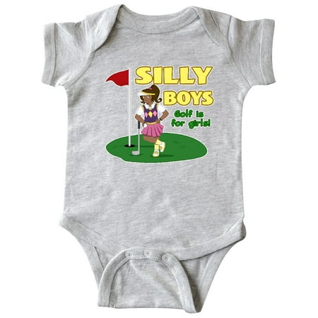 Inktastic Silly Boys Golf is for Girls with Dark Haired Golfer Gift Baby Boy or Baby Girl Bodysuit
Inktastic Silly Boys Golf is for Girls with Dark Haired Golfer Gift Baby Boy or Baby Girl Bodysuit
