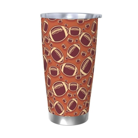 Tideii American Football1 for 20OZ Car Cup Stainless Steel Cold and Hot Cup with Lid Suitable for Outdoor and Home Unisex-Without Straw
Tideii American Football1 for 20OZ Car Cup Stainless Steel Cold and Hot Cup with Lid Suitable for Outdoor and Home Unisex-Without Straw