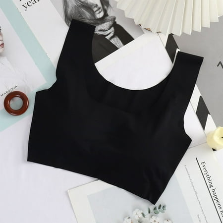 ALSLIAO Women Seamless Wireless Push Up Sports Bra Bralette Brassiere Yoga Vest Crop Top Black S
ALSLIAO Women Seamless Wireless Push Up Sports Bra Bralette Brassiere Yoga Vest Crop Top Black S
