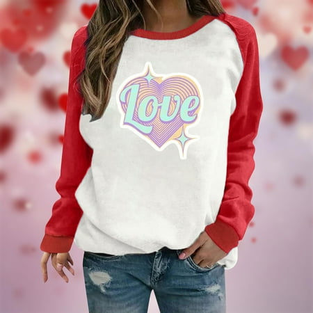 Juebong Womens Heart Graphic Print Sweatshirts Long Sleeve Crew Neck Spring Fall Pullover Valentines Day Shirts Lightweight Holiday Jumper Tops Red shirts for women XXL
Juebong Womens Heart Graphic Print Sweatshirts Long Sleeve Crew Neck Spring Fall Pullover Valentines Day Shirts Lightweight Holiday Jumper Tops Red shirts for women XXL