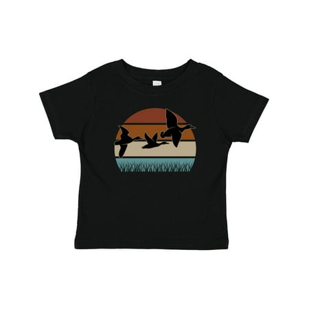Inktastic Duck Hunting Retro Sunset Hunter Gift Baby Boy or Baby Girl T-Shirt