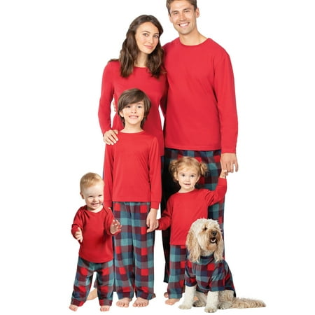 Diconna Family Pajamas Christmas Matching Set Red Long Sleeve Tops Plaid Pants Holiday Outfit Sleepwear Loungewear
Diconna Family Pajamas Christmas Matching Set Red Long Sleeve Tops Plaid Pants Holiday Outfit Sleepwear Loungewear