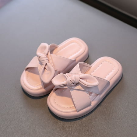AOOCHASLIY Baby Days Savings Shoes Event Toddler Shoes Baby Girls Cute Fashion Solid Color Bow Non-slip Soft Sole Beach Sandals Slippers
AOOCHASLIY Baby Days Savings Shoes Event Toddler Shoes Baby Girls Cute Fashion Solid Color Bow Non-slip Soft Sole Beach Sandals Slippers