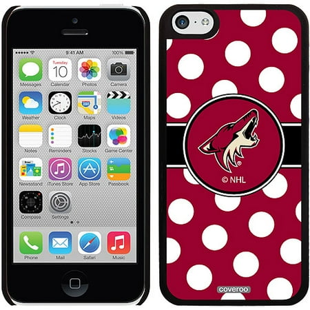 Phoenix Coyotes Polka Dots Design on iPhone 5c Thinshield Snap-On Case by Coveroo