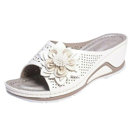 Ocuuer Fashion Women Hollow Flower Sandals Wedge Heels Summer Slippers (White 42)
Ocuuer Fashion Women Hollow Flower Sandals Wedge Heels Summer Slippers (White 42)
