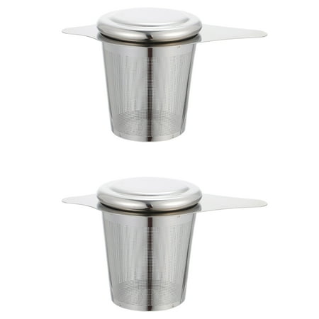 2Pcs Double Handle Tea Infuser Stainless Steel Tea Filter Tea Residue Strainer
2Pcs Double Handle Tea Infuser Stainless Steel Tea Filter Tea Residue Strainer