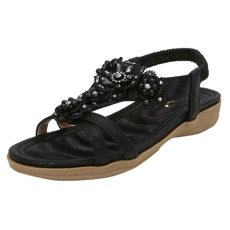 Quealent Adult Women Sandal Sketches Arched Support Sandals for Women Women Sandals Fashion Beaded Decorative Open Toe Water Sandals for Women Black 8
Quealent Adult Women Sandal Sketches Arched Support Sandals for Women Women Sandals Fashion Beaded Decorative Open Toe Water Sandals for Women Black 8