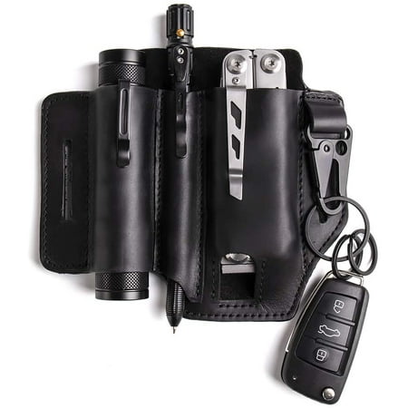 SAYLITA Leather Sheath for Belt Tool Leather Sheath for Knife Knife Leather Sheath for men Multitool Sheath for Leatherman Flashlight Holster EDC Pocket Organizer with Key Holder
SAYLITA Leather Sheath for Belt Tool Leather Sheath for Knife Knife Leather Sheath for men Multitool Sheath for Leatherman Flashlight Holster EDC Pocket Organizer with Key Holder