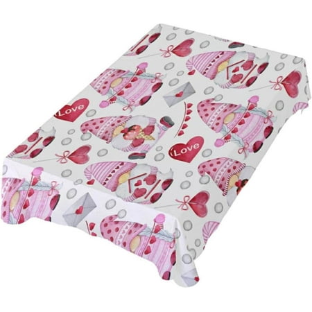 Hyjoy Rectangle Table Cloth Cute Pink Gnome Tablecloth Waterproof Anti-Shrink Soft and Wrinkle Resistant Decorative Fabric Table Cover for Outdoor Picnic/Kitchen Dining 60x60In
Hyjoy Rectangle Table Cloth Cute Pink Gnome Tablecloth Waterproof Anti-Shrink Soft and Wrinkle Resistant Decorative Fabric Table Cover for Outdoor Picnic/Kitchen Dining 60x60In