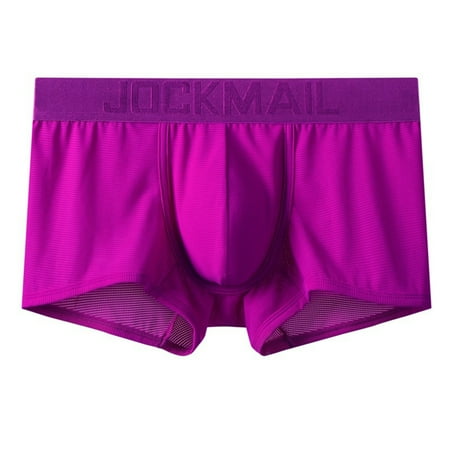 BIZIZA Male Soft Briefs for Men Stretch Pouch Underwear Breathable Comfort Trunks Purple XL
BIZIZA Male Soft Briefs for Men Stretch Pouch Underwear Breathable Comfort Trunks Purple XL