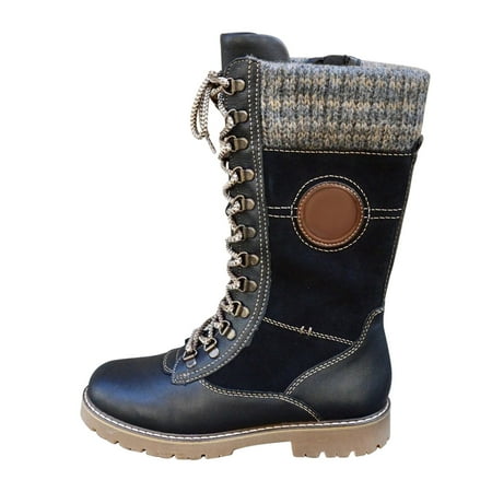 Boots Deals 2022 Juebong Women Fashion Lace-up Shoes Retro Western Cowboy Kngiht Boots Casual Warm Low Heels Mid-calf Boots
Boots Deals 2022 Juebong Women Fashion Lace-up Shoes Retro Western Cowboy Kngiht Boots Casual Warm Low Heels Mid-calf Boots