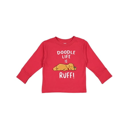 Inktastic Doodle Life is Ruff! Golden Doodle Gift Toddler Boy or Toddler Girl Long Sleeve T-Shirt
Inktastic Doodle Life is Ruff! Golden Doodle Gift Toddler Boy or Toddler Girl Long Sleeve T-Shirt