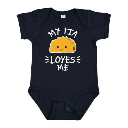 Inktastic My Tia Loves Me with Taco Illustration Boys or Girls Baby Bodysuit
Inktastic My Tia Loves Me with Taco Illustration Boys or Girls Baby Bodysuit