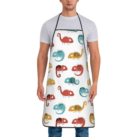 Apron for Men Women Cartoon Cute Chameleon Lizard_A Waterproof Chef Kitchen Baking Apron with Long Ties Aprons for Cooking Baking and Gardening Kitchen Collection
Apron for Men Women Cartoon Cute Chameleon Lizard_A Waterproof Chef Kitchen Baking Apron with Long Ties Aprons for Cooking Baking and Gardening Kitchen Collection