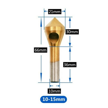 Fule 1pc Titanium Countersink Deburring Drill Bit Hole Cutter Metal Chamfering Tool
Fule 1pc Titanium Countersink Deburring Drill Bit Hole Cutter Metal Chamfering Tool