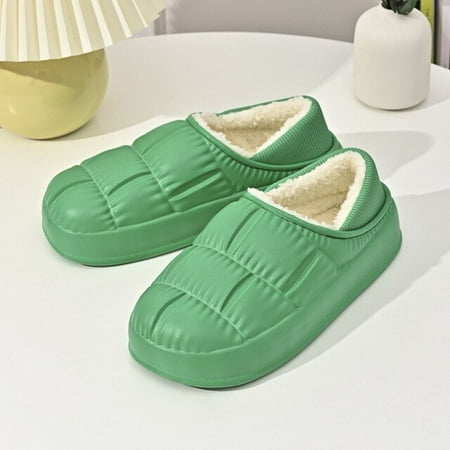CoCopeanut New Women Slippers Warm Plush Home Shoes Waterproof Eva All Inclusive Fluffy Couple Warm Indoor Leisure Cotton Shoes Slippers
CoCopeanut New Women Slippers Warm Plush Home Shoes Waterproof Eva All Inclusive Fluffy Couple Warm Indoor Leisure Cotton Shoes Slippers