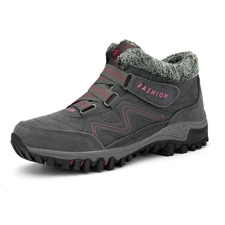 Plus Fleece Warm Shoes Men and Women Thick High-Top Hiking Shoes Winter Sports Shoes
Plus Fleece Warm Shoes Men and Women Thick High-Top Hiking Shoes Winter Sports Shoes
