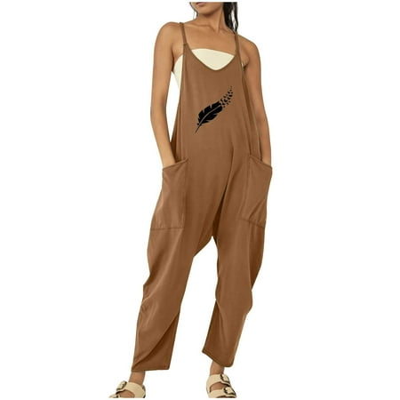 Xihbxyly Jumpsuits for Women Women s Cotton Linen Loose Casual Sleeveless Adjustable Spaghetti Strap Long Jumpsuits Stretchy Wide Leg Rompers with Two Pockets Amazon Outlets #5
Xihbxyly Jumpsuits for Women Women s Cotton Linen Loose Casual Sleeveless Adjustable Spaghetti Strap Long Jumpsuits Stretchy Wide Leg Rompers with Two Pockets Amazon Outlets #5