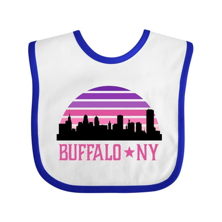 Inktastic Buffalo New York Gifts Skyline Gift Baby Girl Bib