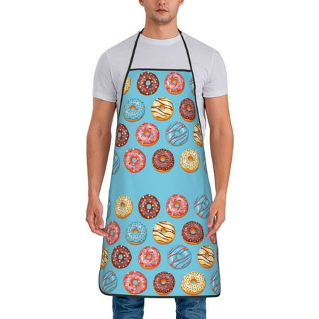 Uemuo Cute Donut Printed Bib Apron Adjustable Water and Oil Resistant Cooking Kitchen Chef Apron for Women Men
Uemuo Cute Donut Printed Bib Apron Adjustable Water and Oil Resistant Cooking Kitchen Chef Apron for Women Men