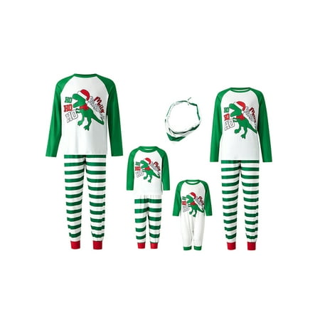JYYYBF Family Christmas Matching Pajamas Set Dinosaur Print Tops Striped Long Pants Sleepwear for Dad Mom Kids White Green Kid
JYYYBF Family Christmas Matching Pajamas Set Dinosaur Print Tops Striped Long Pants Sleepwear for Dad Mom Kids White Green Kid