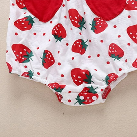 Vedolay Short Sleeve Bodysuit For Baby Girls Ruffle Sleeve Jumpsuit Summer High Waist Crewneck Pocket Long Romper Jumpsuit Red 12-18 Months
Vedolay Short Sleeve Bodysuit For Baby Girls Ruffle Sleeve Jumpsuit Summer High Waist Crewneck Pocket Long Romper Jumpsuit Red 12-18 Months