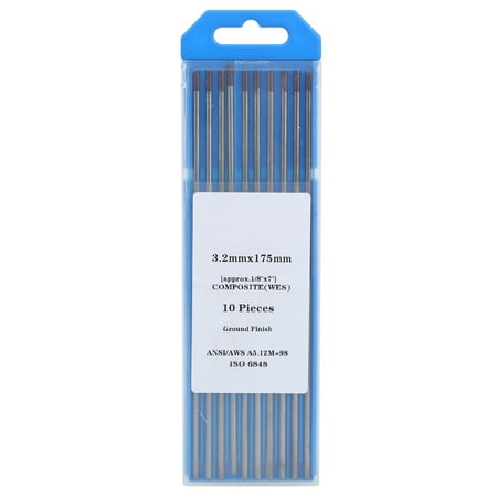 Mavis Laven TIG Tungsten Electrode 0.13x6.9in WES TIG Tungsten Electrode Tip Welding Rod Soldering Consumable For Welding Thin Stainless
Mavis Laven TIG Tungsten Electrode 0.13x6.9in WES TIG Tungsten Electrode Tip Welding Rod Soldering Consumable For Welding Thin Stainless