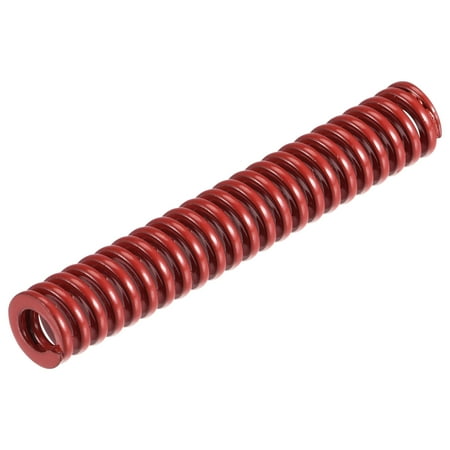 Die Spring 8mm OD 50mm Long Stamping Medium Load Compression Red