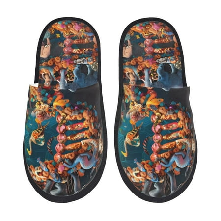 Noikeo Whimsical Animal Spiral Pattern Cozy Slippers Indoor for Women and Mens Fuzzy House Shoes Soft Plush Warm Slip-on Slippers-
Noikeo Whimsical Animal Spiral Pattern Cozy Slippers Indoor for Women and Mens Fuzzy House Shoes Soft Plush Warm Slip-on Slippers-