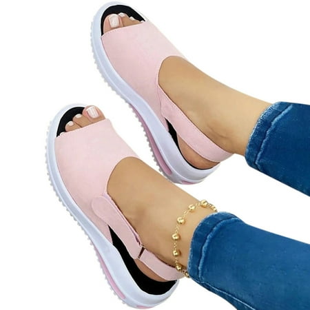 Women s Beautiful Shoes 2021 Fashion Fish Mouth Flat-heeled Beach Ladies Sandals Casual Slope Female Sandals 40 Pink
Women s Beautiful Shoes 2021 Fashion Fish Mouth Flat-heeled Beach Ladies Sandals Casual Slope Female Sandals 40 Pink