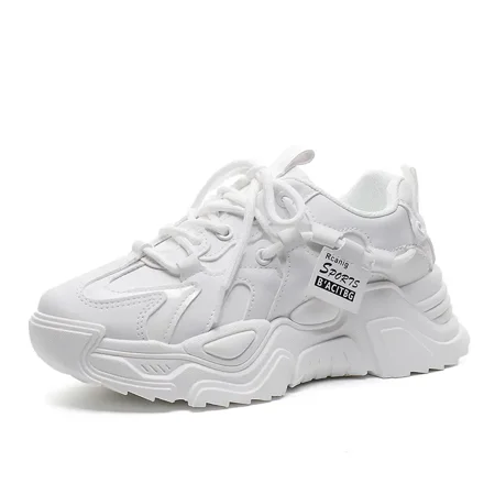 Women‘s Casual Platform Lace Up Running Shoes Fashion Faux Leather Chunky Sneakers Women‘s Footwear
Women‘s Casual Platform Lace Up Running Shoes Fashion Faux Leather Chunky Sneakers Women‘s Footwear
