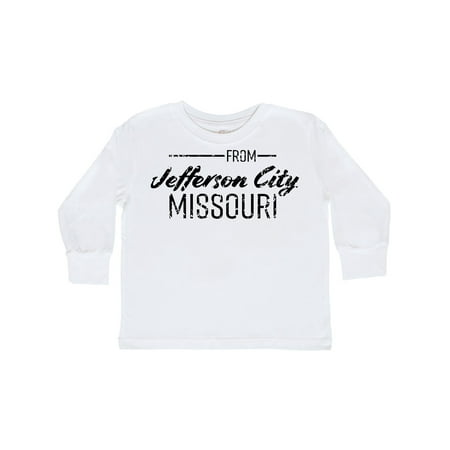 Inktastic From Jefferson City Missouri in Black Distressed Text Gift Toddler Boy or Toddler Girl Long Sleeve T-Shirt
Inktastic From Jefferson City Missouri in Black Distressed Text Gift Toddler Boy or Toddler Girl Long Sleeve T-Shirt