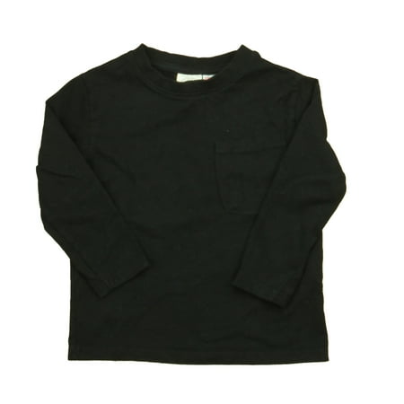 Pre-owned Zara Boys Black Long Sleeve T-Shirt size: 18-24 Months