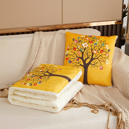 Kohagoki Foldable Cushion Pillow Blanket 2in1 Office Car Back Throw Pillows Office Sofa Chaise Lounge Chair Pads Bed Quilt Gift
Kohagoki Foldable Cushion Pillow Blanket 2in1 Office Car Back Throw Pillows Office Sofa Chaise Lounge Chair Pads Bed Quilt Gift