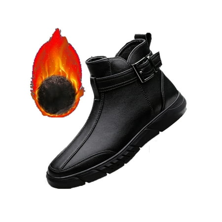 Tenmix Men Snow Boots Plush Lining Winter Boot Comfort Warm Booties Zip Up Shoes Outdoor Non Slip Waterproof Bootie Plush Lining Black 5.5
Tenmix Men Snow Boots Plush Lining Winter Boot Comfort Warm Booties Zip Up Shoes Outdoor Non Slip Waterproof Bootie Plush Lining Black 5.5