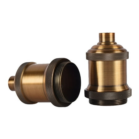 Hemoton 2pcs Vintage E27 Screw Lamp Socket Retro Pendant Lamp Holder for DIY Lighting
Hemoton 2pcs Vintage E27 Screw Lamp Socket Retro Pendant Lamp Holder for DIY Lighting