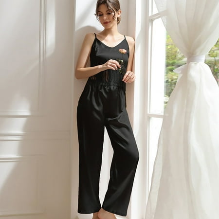 Vedolay Sleepwear For Women Shorts Set Women s Silk Pajamas Short Sleeve Satin Tops And Shorts Set 2 Piece Outfits Casual Pjs Lounge Set Sleepwear Black S
Vedolay Sleepwear For Women Shorts Set Women s Silk Pajamas Short Sleeve Satin Tops And Shorts Set 2 Piece Outfits Casual Pjs Lounge Set Sleepwear Black S