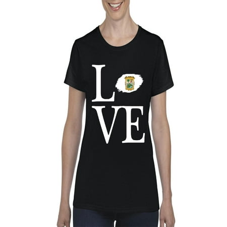 Love Mexico State of Coahuila Women's Short Sleeve T-Shirt