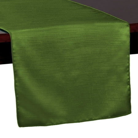Ultimate Textile Reversible Shantung Satin - Majestic 14 x 54-Inch Table Runner