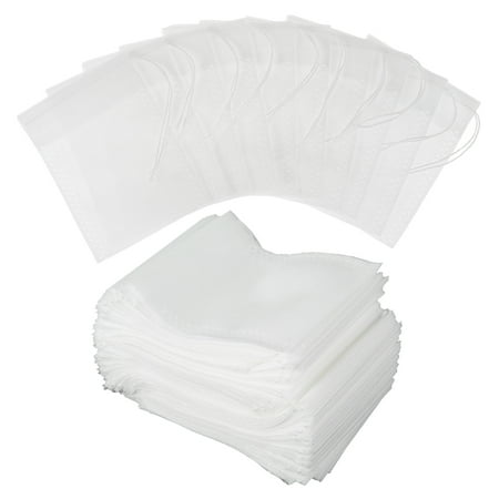 Tea Filter Bag 100Pcs Non-Woven Fabric Tea Infuser Bag Odorless Multipurpose Fine Mesh Tea Filter Bag with Drawstring Design for L
Tea Filter Bag 100Pcs Non-Woven Fabric Tea Infuser Bag Odorless Multipurpose Fine Mesh Tea Filter Bag with Drawstring Design for L