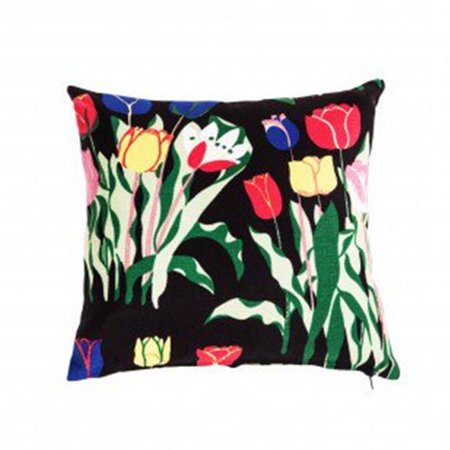 Control Brands MBP1505ATULIP Absalon Linen Pillow Cover, Multi Color - 15.75 in.