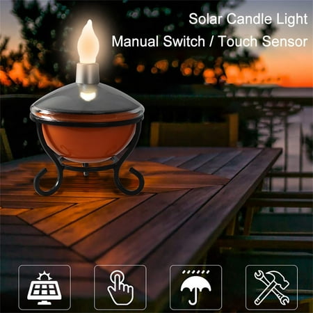 Solar Candle Light Garden Large Outdoor Terrace Decoration Sensor Light 
Solar Candle Light Garden Large Outdoor Terrace Decoration Sensor Light