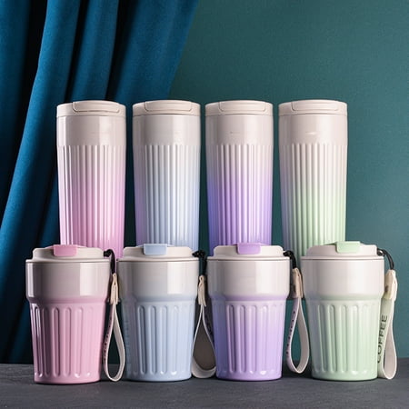 Hesroicy 400ml/500ml Insulated Water Cup Large Capacity Leakproof Non-Slip Base Gradient Color Heat-Resistant Fresh-keeping BPA Free Insulated Water Bottle Beverage Cup Home Supplies
Hesroicy 400ml/500ml Insulated Water Cup Large Capacity Leakproof Non-Slip Base Gradient Color Heat-Resistant Fresh-keeping BPA Free Insulated Water Bottle Beverage Cup Home Supplies