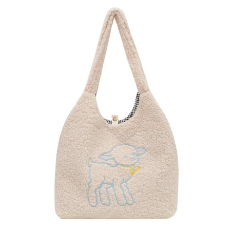 BESTONZON Adorable Single-shoulder Bag Practical Shoulder Bag Storage Bag Tote Bag